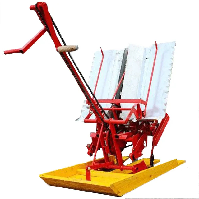 Rice Transplanter Picker Manual 2 Row Rice Transplanted Hand Cranked Rice Transplant