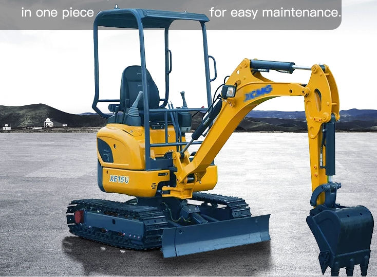 XE15U small excavator: A new model of integrated design and efficient construction