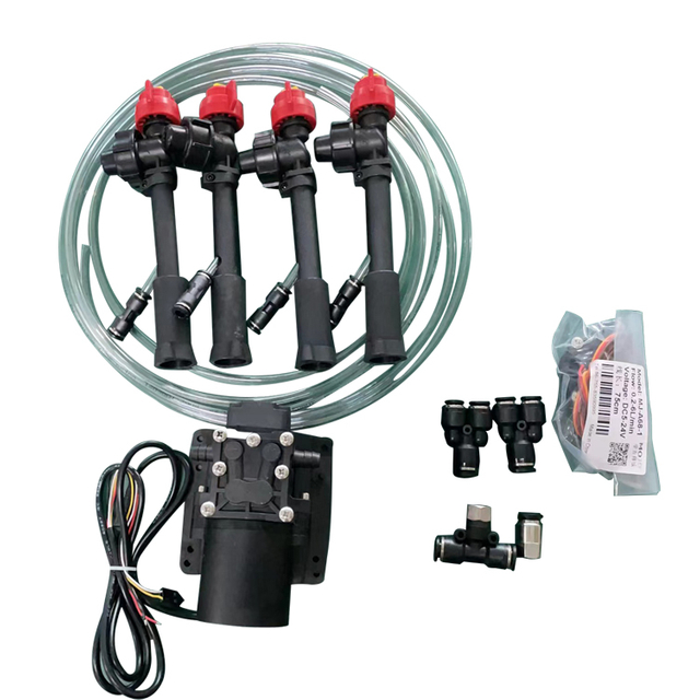 8L Water Pump Nozzle Hose Flow Meter Adaptor Pum Full Set for Drones