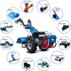 Small Walking Tractor And Farm Machinery Easy To Operate Diesel Walking Tractor Rotary Cultivator