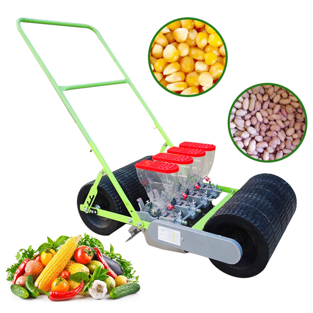 Agricultural Seeder One Two Lines Wheat Vegetable Seeder Bean Seeder Planting Machine