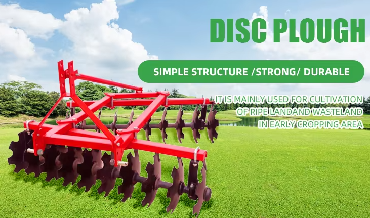 Disk plow: Efficient farming, unlocking new possibilities for farmland development