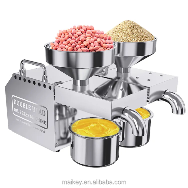  B02 Double Head 1200W Groundnut Oil Presser Machine