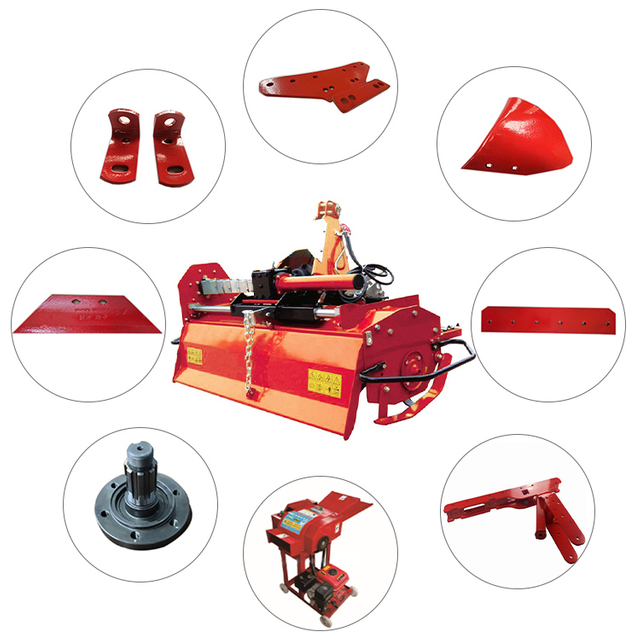 Rotary Tiller Accessories Tractor Rototiller 3 Point Rotary Tiller Rotavator Gear Driven Rototiller For Sale